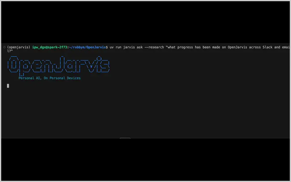 OpenJarvis demo reel